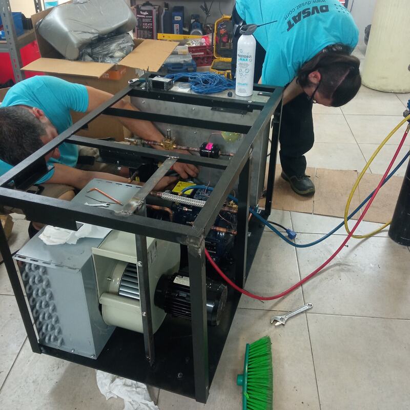 Fabricación grupo almacenamiento hielo remoto